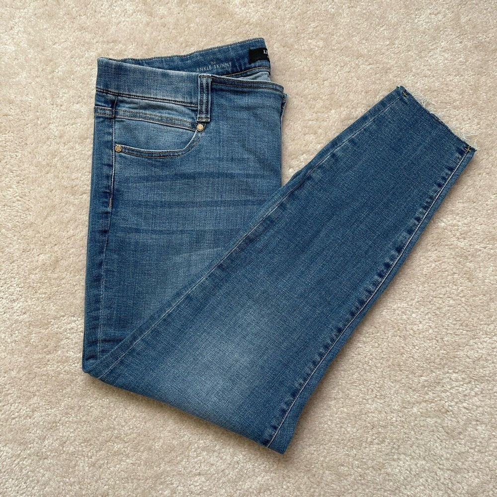 Liverpool Jeans Company Blue Ankle Cropped Jeans - Picture 12 of 13